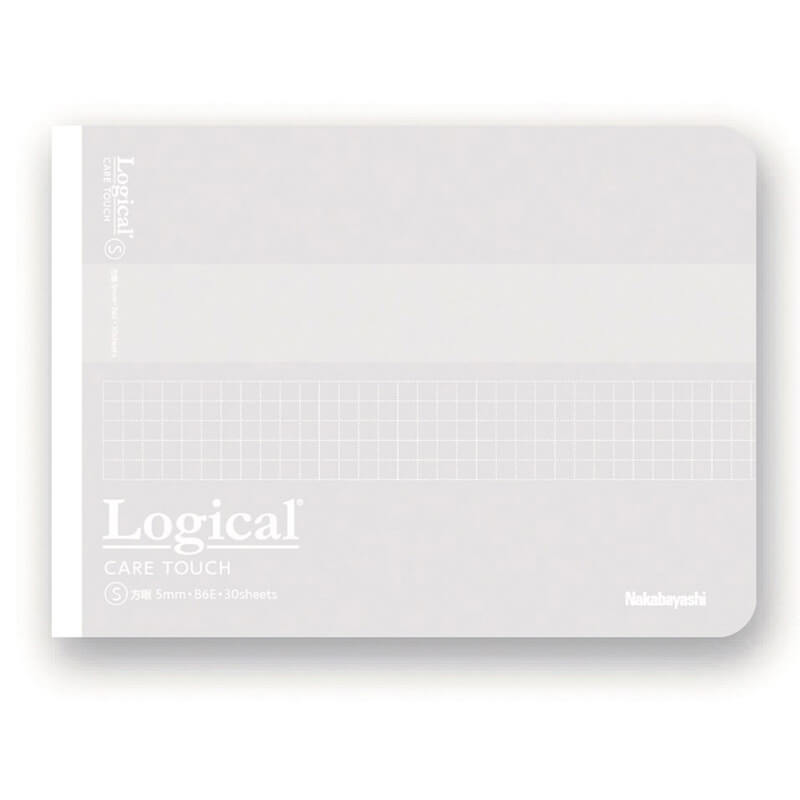 Antywirusowy notatnik Logical Care Touch B6, kratka 5 mm, jasnoszary