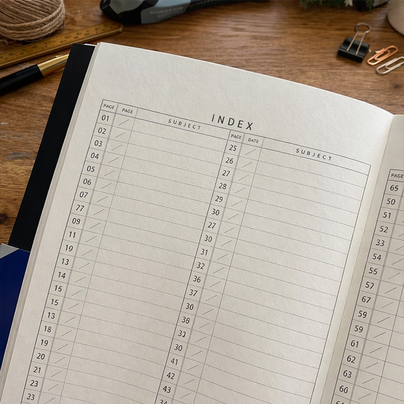 Notatnik Logical Search Notebook A5 linia 6mm czarny NA511_95B_BK