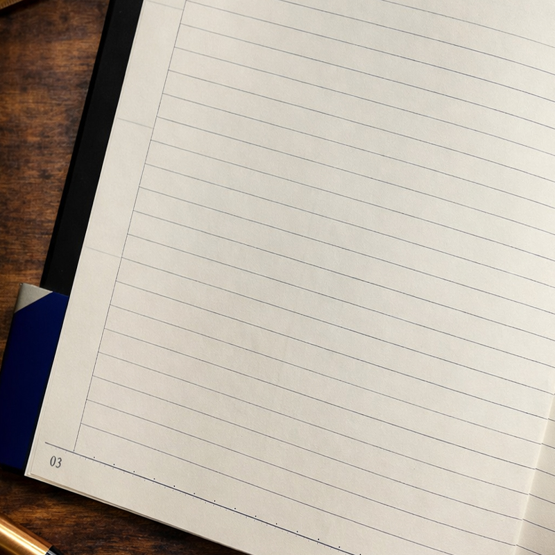 Notatnik Logical Search Notebook A5 linia 6mm czarny NA511_95B_BK