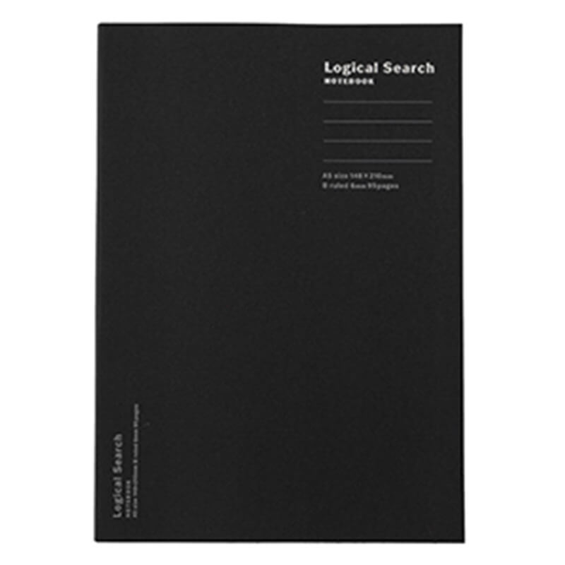 Notatnik Logical Search Notebook A5 linia 6mm czarny NA511_95B_BK