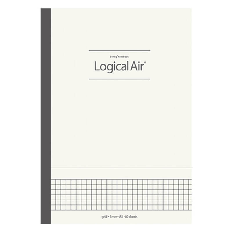 lekki notatnik logical air a5 kratka 5mm kremowy a512s-iv