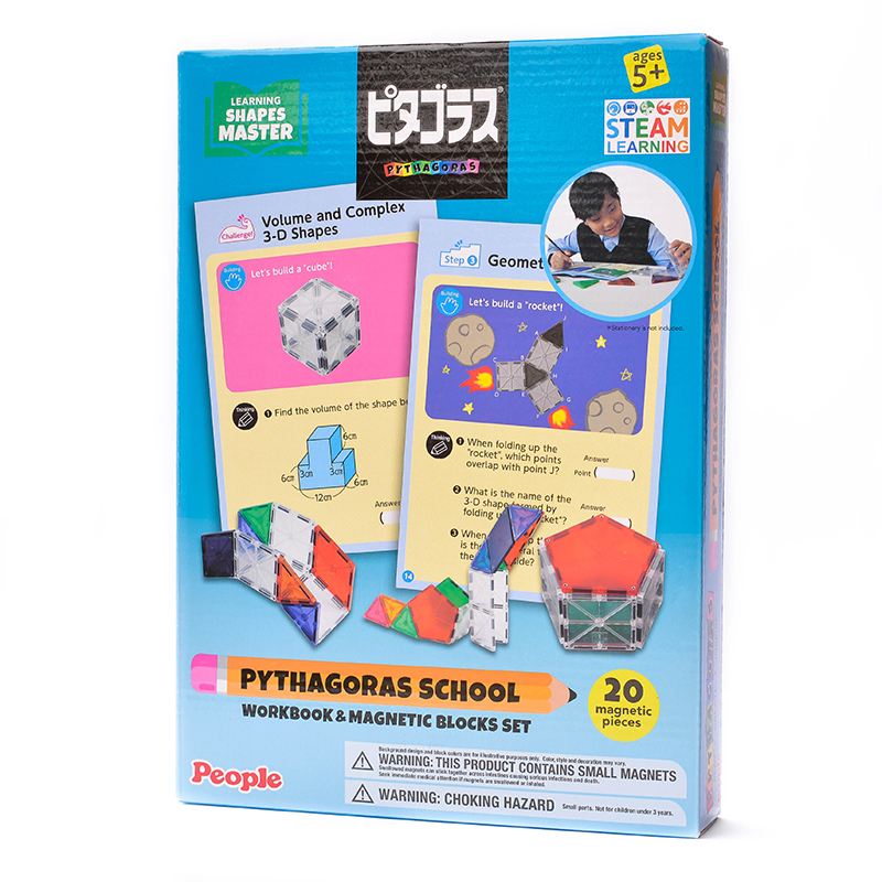 Magnetyczny konstruktor z zadaniami Pythagoras School Master