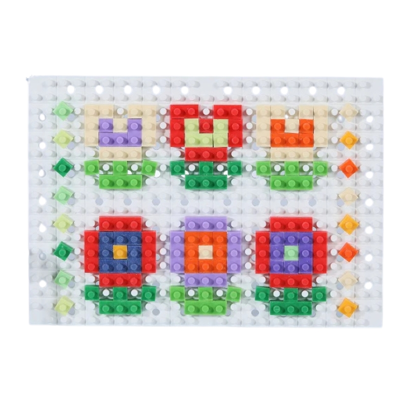 Kreatywny zestaw mozaikowy IWAKO z gumkami do ścierania KESHI-BLO Dot Art Kit Vegetable, ER-GLB702