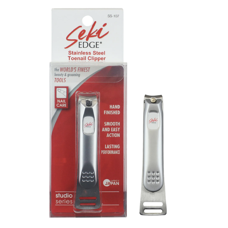 Obcinacz do paznokci ze stali nierdzewnej Seki EDGE SS 107
