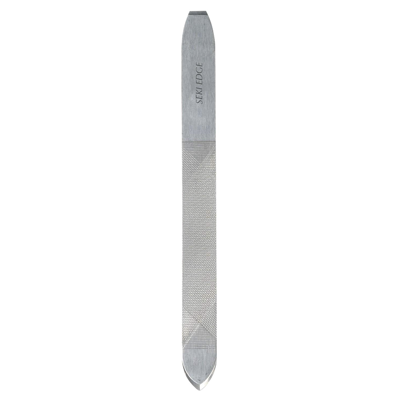 Wielofunkcyjny pilnik do paznokci z kopytkiem do skórek „Seki EDGE”, biały SS-402