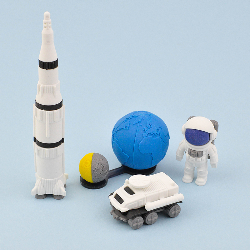 Japońskie gumki do ścierania – puzzle IWAKO „Space”, ER-BRI080
