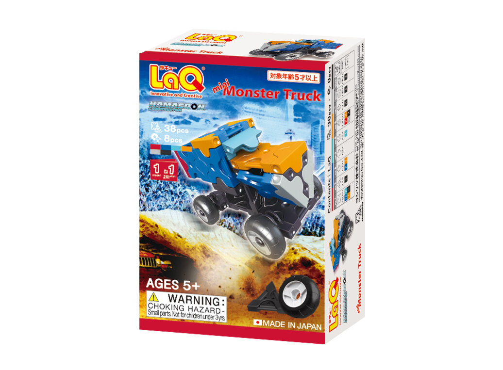 Japońskie klocki LaQ „Hamacron Constructor Mini Monster Truck”