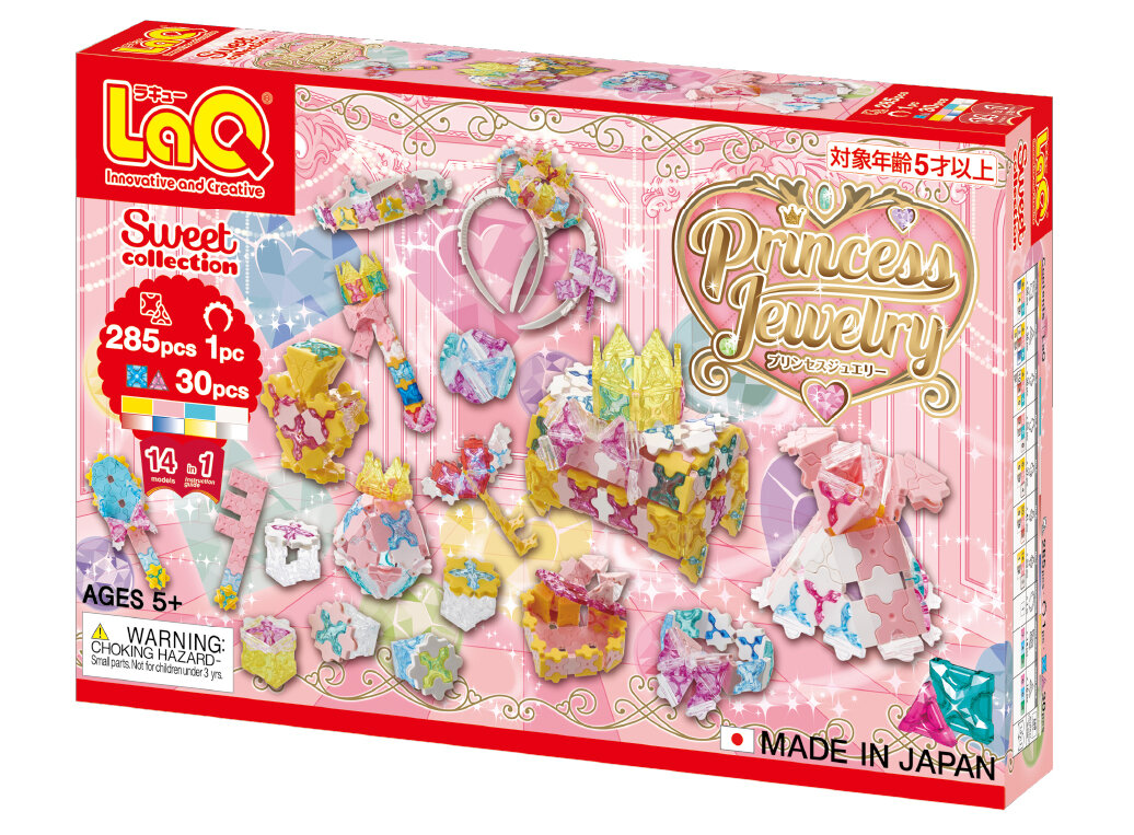 Japońskie klocki LaQ „Sweet Collection Princess Jewelry”
